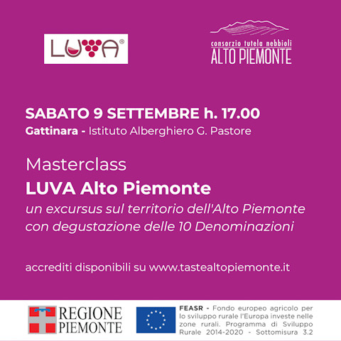 Masterclass “LUVA Alto Piemonte”